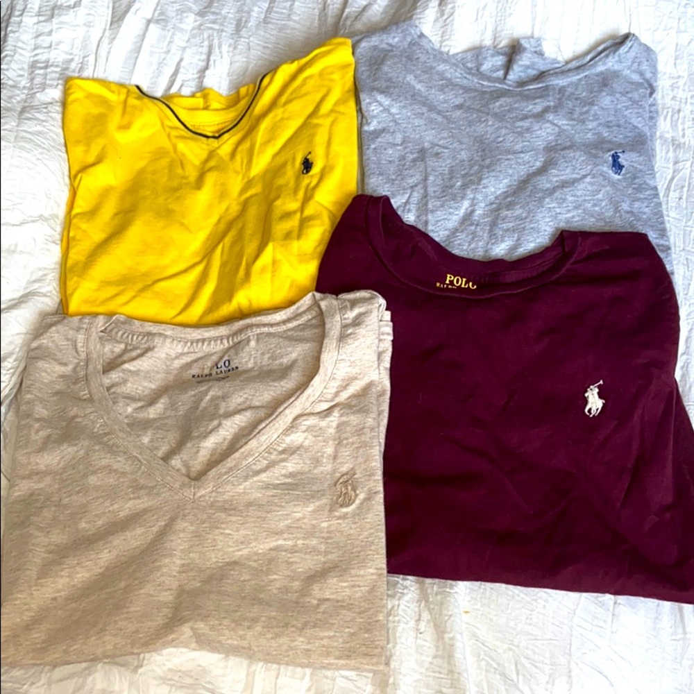 Ralph Lauren Polo Plain T-shirts (bundle deal)